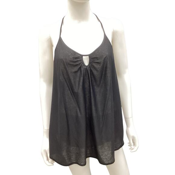 Lululemon Women’s Top Size 12 Cinch Tank Sheer Lightweight Black - Picture 1 of 3